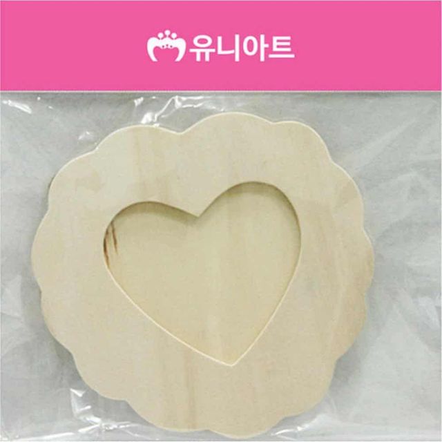 우드 방문걸이 (하트) 방문걸이만들기 만들기체험키트 DIY키트