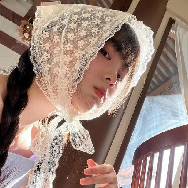 촬영소품 레이스 쿨 망사 남성 두건 스냅 머리