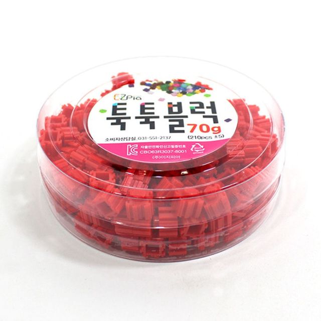 이지 툭툭블럭 70g (빨강)