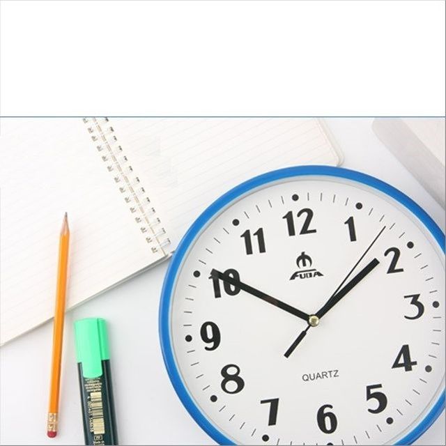 쿼츠 벽시계 벽걸이용 아날로그 무소음 QUARTZ - 조용한 시간 표시
