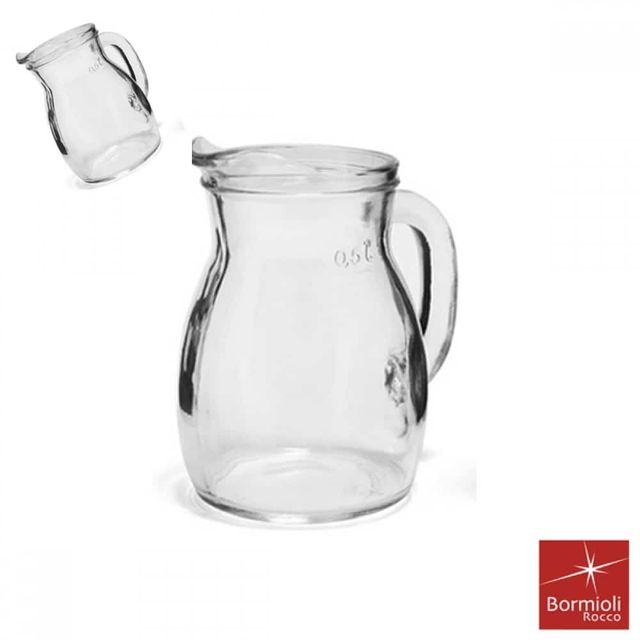 비스트로 저그 유리물병 500ml 카페물병 업소용물병 레스토랑물병 글라스물병