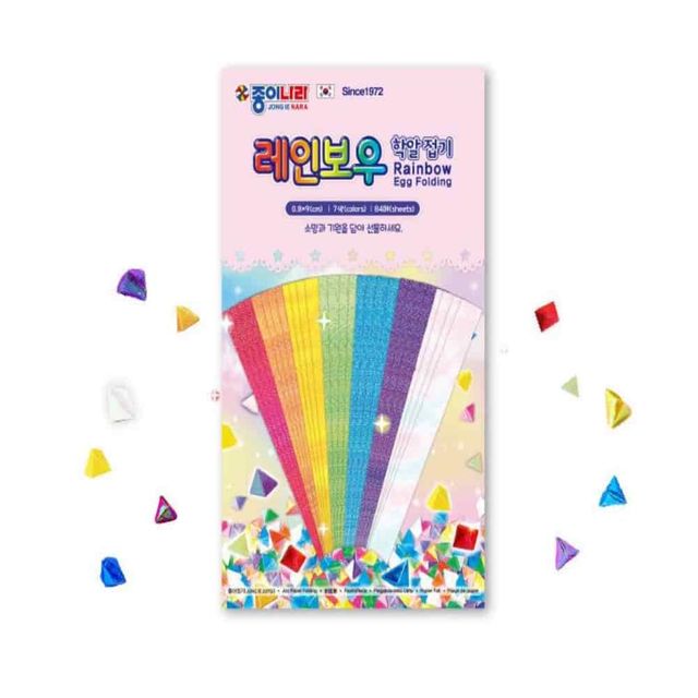 학알접기 10p 종이접기패키지 종이접기키트 색지 종이접기