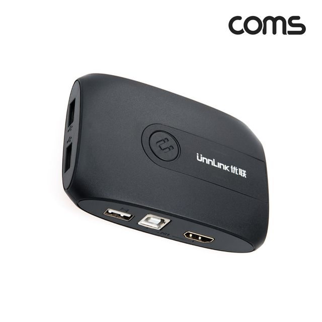 (COMS) HDMI KVM 스위치 선택기(1대2) PC 2대연결