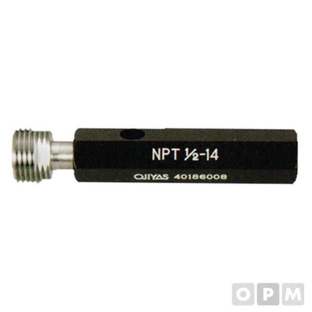 OJIYASEIKI 파이프게이지 NPT(06) NPT1/4X18 1EA - 미국식 나사 정밀 측정 공구