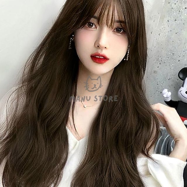 긴머리가발 포인트가발 긴머리 통가발 브라운