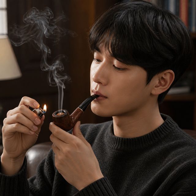 담배 파이프 홀더 필터 흡연 애연가 선물용 담뱃대