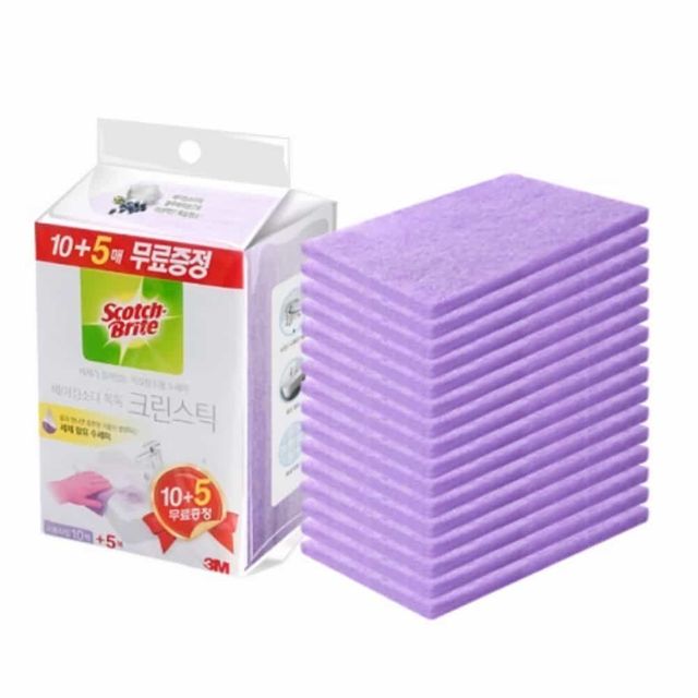 베이킹소다 크린스틱 시트 화장실청소 1회용수세미 주방일회용수세미