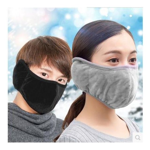 커플 마스크 방한마스크 여행 등산용 겨울귀마개