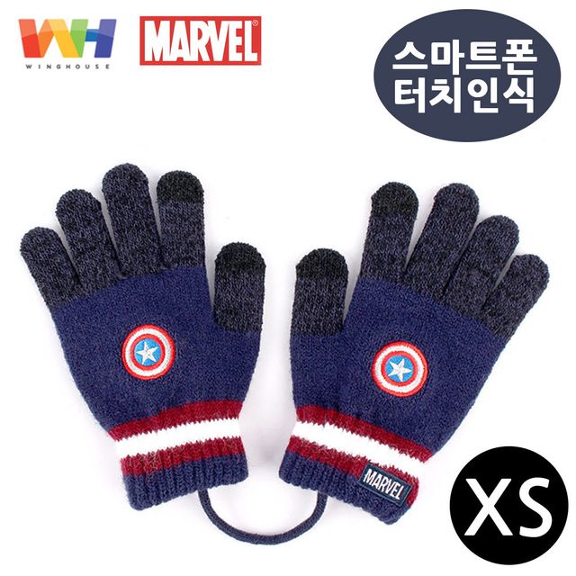 피스 터치장갑 윙하우스 스마트 캡틴아메리카 XS
