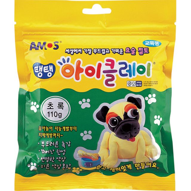 탱탱 아이클레이 파우치 초록(110g)