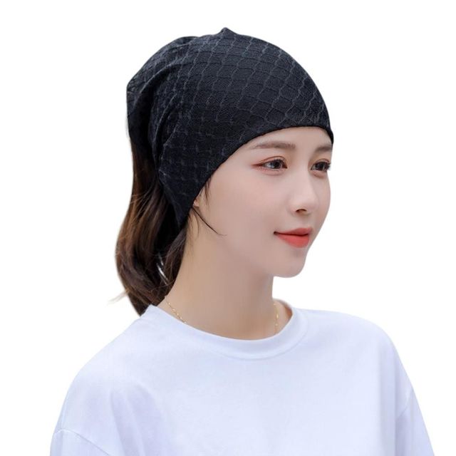 멀티스카프 비니 (2p 블랙)