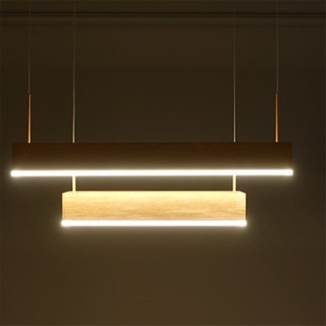 사각 2단 LED 펜던트 예쁜조명 조명펜던트 식탁조명등