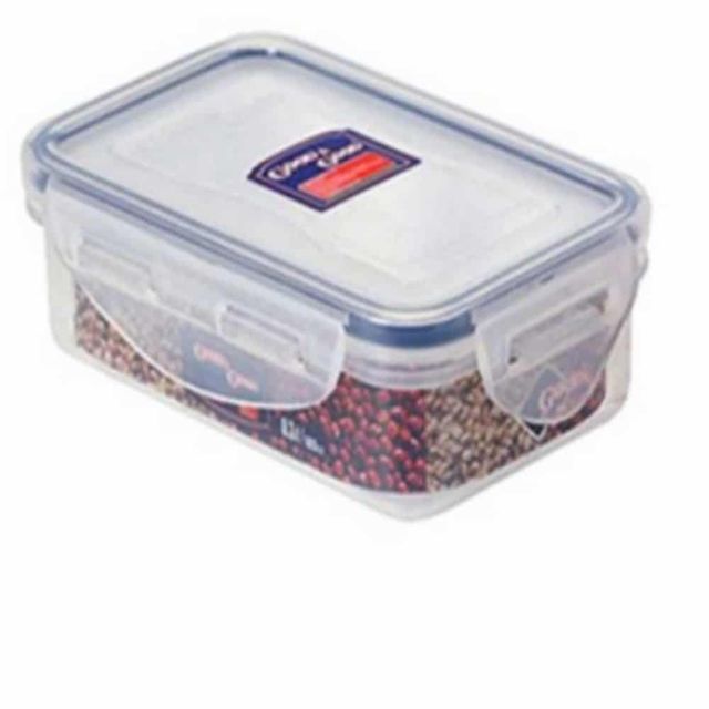밀폐용기 0.3L 직사각밀폐용기 재료보관통 냉장고보관통 사각플라스틱용기 투명보관용기