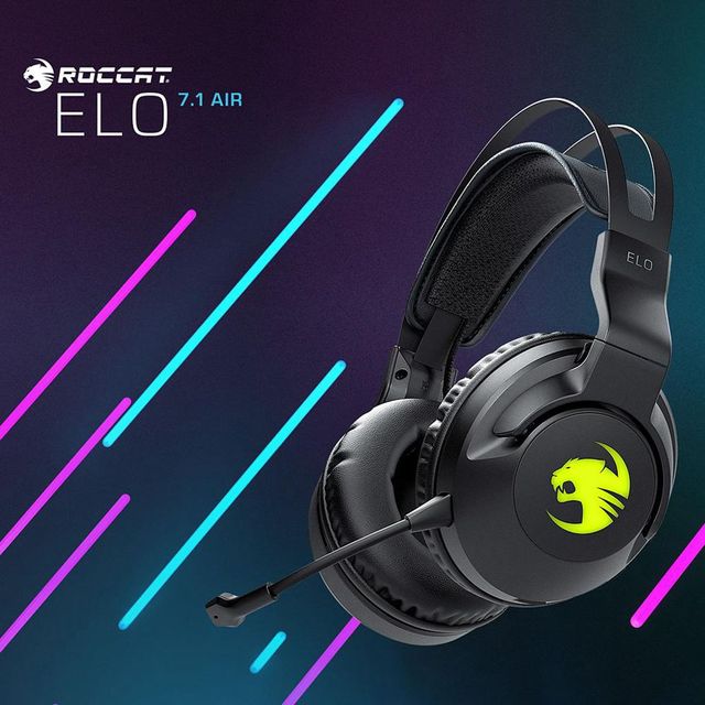 ELO AIR 헤드셋 7.1 ROCCAT 컴퓨터헤드셋 게이밍헤드