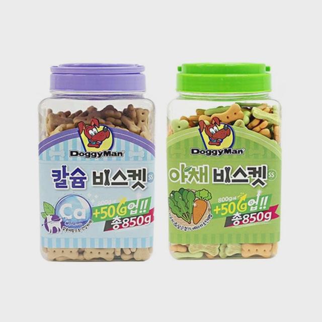도기맨 비스켓(SS) 850g 바삭한 강아지 쿠키간식 칭찬