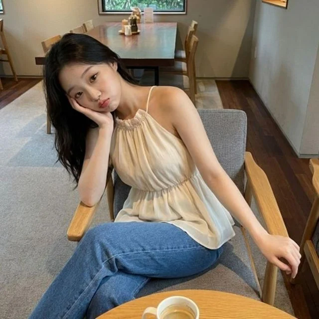 캐쥬얼 쉬폰블라우스 셔츠블라우스 여자셔츠코디 봄