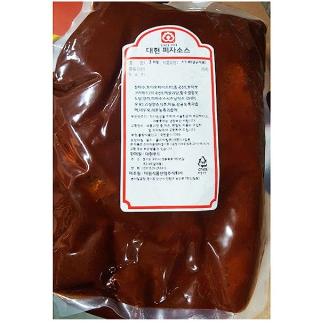 피자소스(솔푸드 태원 3K) - 정통 이탈리아식 토마토 베이스로 홈메이드 피자 완성