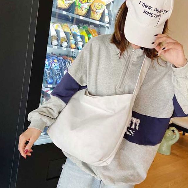 캐주얼 여성 데일리 에코백 캔버스백 크로스 가방
