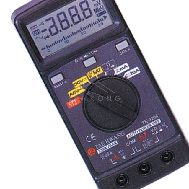 디지털멀티메타 멀티미터기 디지털테스트기 핸디형 TK 3204