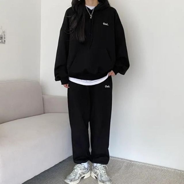 박시 롱티 후디 후드티 티 단체티 남녀공용 커플