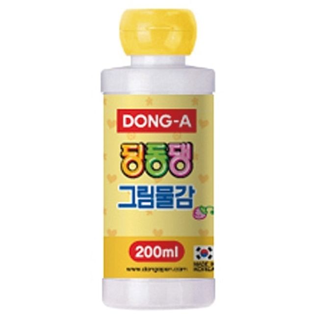 문구사무/딩동댕 그림물감(200ml/노랑/동아)