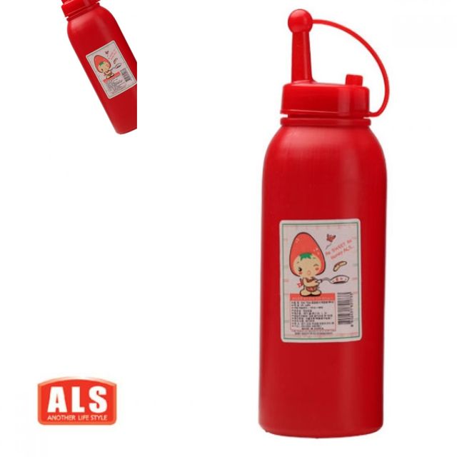 원타임 케찹병 겨자병 식초병 특대형 670ml 플라스틱기름병 식당양념통 소스통 설탕통