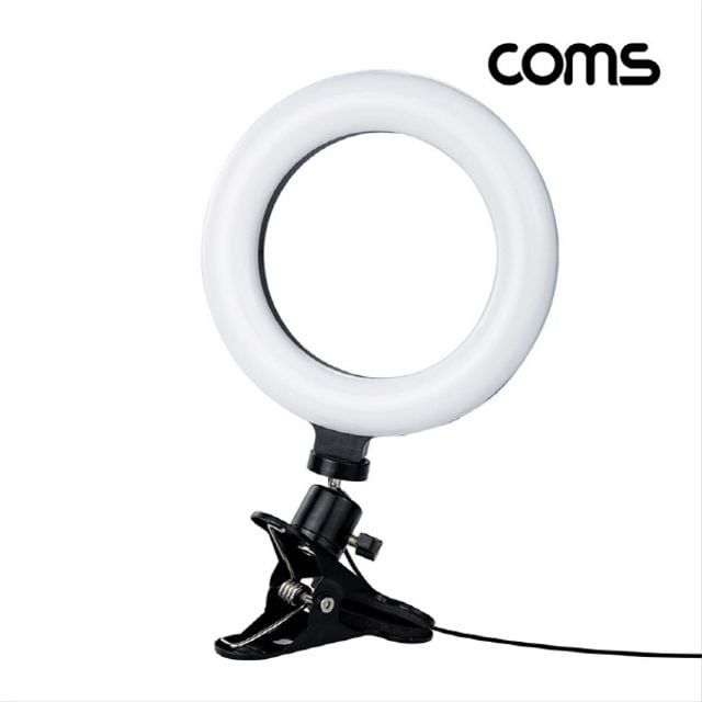 LED 링라이트 16cm 집게형 거치대 스탠드 카 BD777