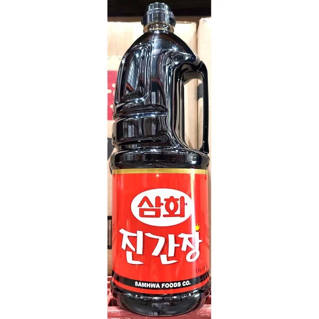 진간장 삼화 1.8L X8 - 업소 및 대가족용 대용량 진간장 세트
