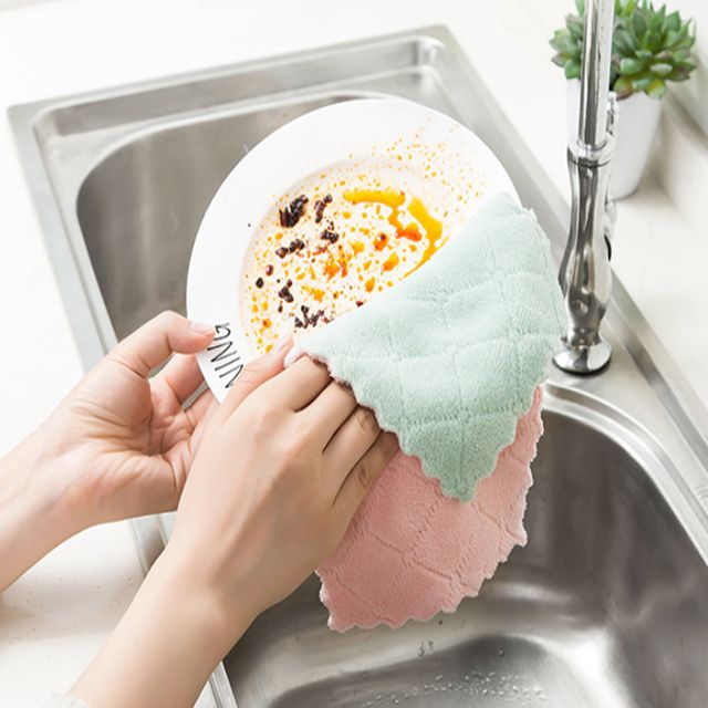 극세사 행주 양면 강력한 흡수 위생 벨벳행주 주방 청소용