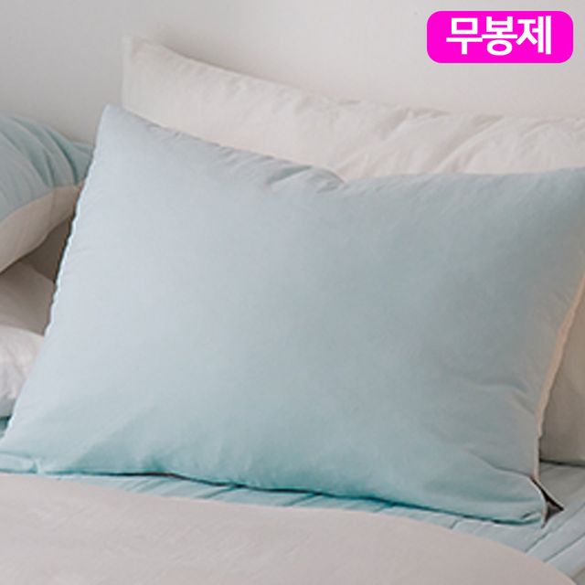 민트 솜별매 무봉제 베개커버 cm 마이크로