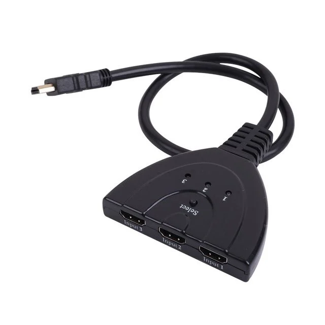 HDMI 케이블형 자동 선택기 3대 1 포트