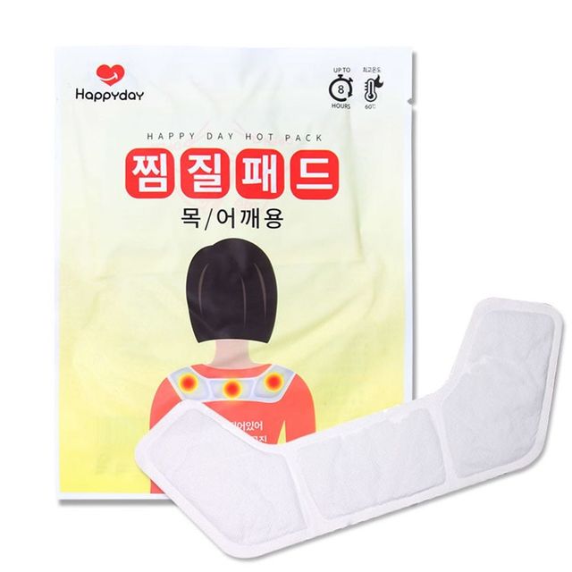 10개입 찜질팩 목 어깨 부착형 따뜻한 팩