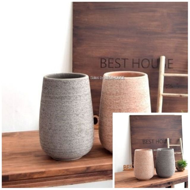 이탈리아 러스틱 키큰미분 13x25cm 인테리어화분 원형화분 식물화분 베란다화분