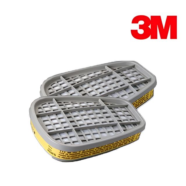 3M 방독필터 6003K 방진 필터 정화통 2개 SET