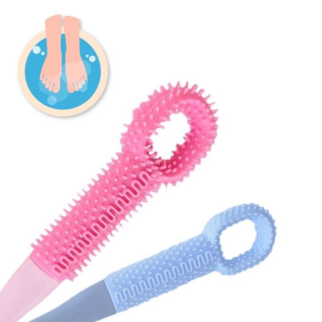 샤워발솔 위생적 발브러시 고리형 쉬운건조 풋브러쉬 시원한