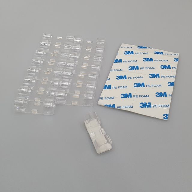 케이블 전선 선정리클립 투명 대 전선정리 선정리 전