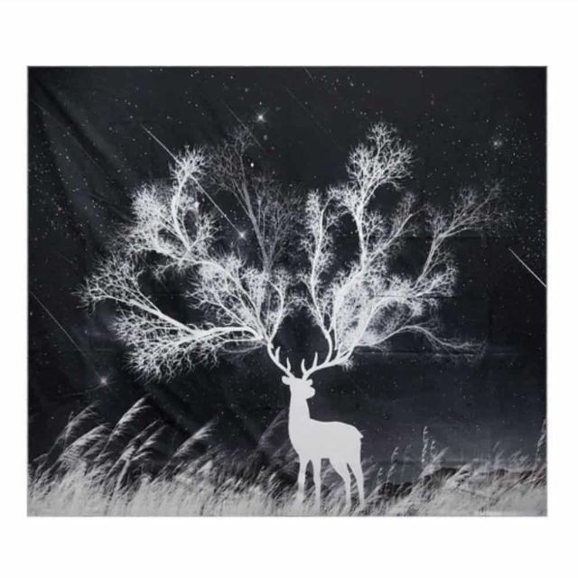 패브릭 포스터 사슴 M 패브릭그림 감성그림