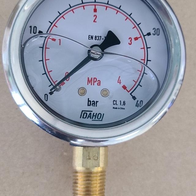 아나로그 압력게이지 압력계 63mm 0~40bar PT1/4