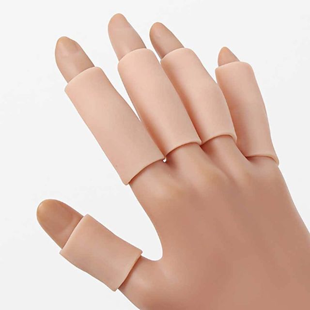 실리콘 손가락커버 보호 5p 유연함 보호대