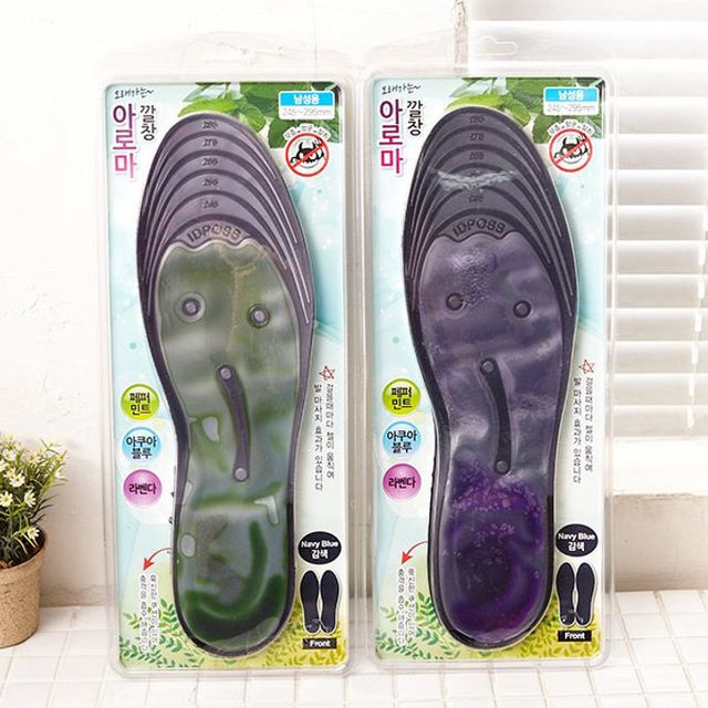 남성 신발깔창 아로마 깔창, 라벤더 컷팅형