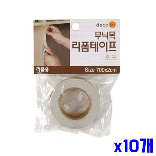 보수 리폼용 테이프 무늬목 오크 x10개 - 목재 표면 스크래치 복원