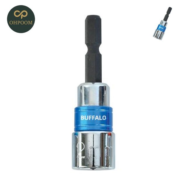 육각너트비트소켓 BS12 12X65mm, 드릴 작업용 롱비트