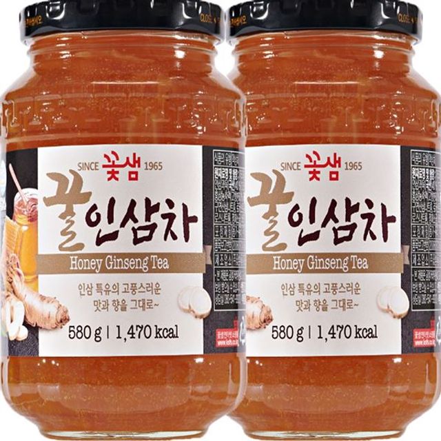 꽃샘 꿀인삼차 1160g(580g x 2병) GWM