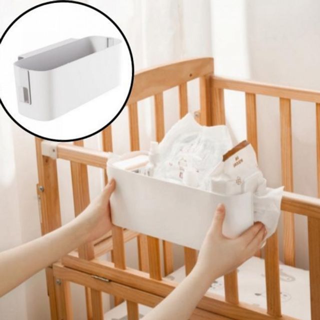 침대 사이드 수납 정리함, 플라스틱 다용도 선반 바구니