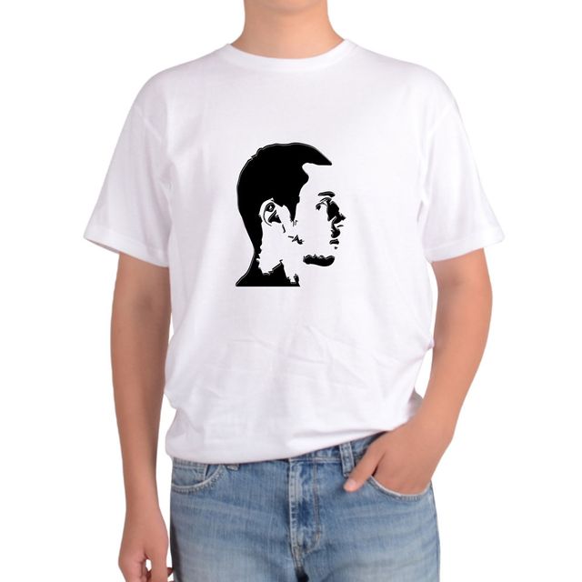 기능성반팔 얼굴그림 스케치 크로키 프린트티셔츠