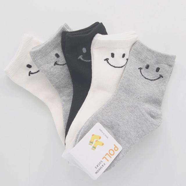 아동양말 중목(웃음) 5켤레랜덤