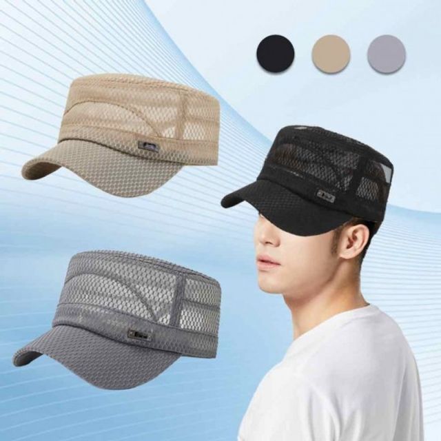 볼캡 모자 시원한 캠핑 무지 메쉬 군모 올 상당히