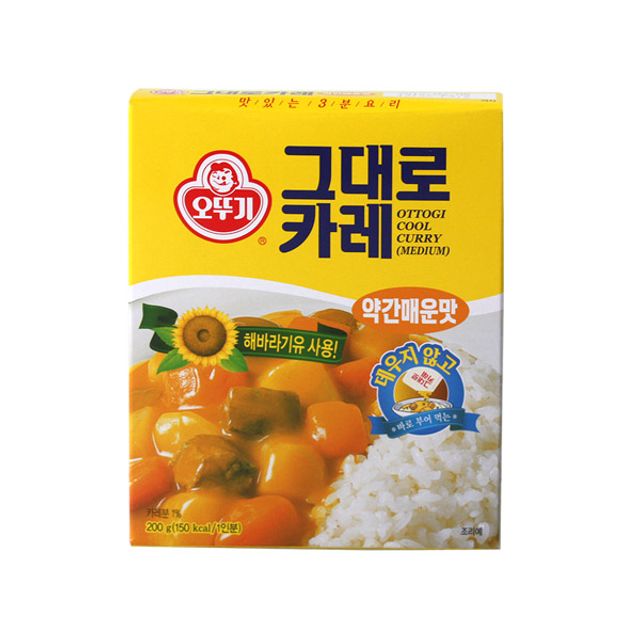 오뚜기 그대로카레(약간매운맛)200g