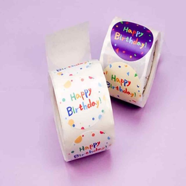 롤링스티커 선물포장스티커 생일파티스티커 선물스티커 생일축하스티커