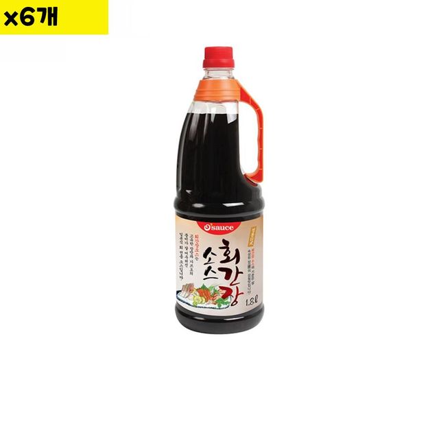 식자재 식재료 도매 회간장소스(선도 1.8L) x6개